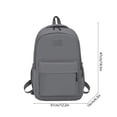 thumbnail image 2 of Large Capacity Travel Backpack, Lightweight Nylon Commuter Daypack with Multi-Compartment Storage for Work, College, and Weekend Trips, Men and Women, 2 of 6