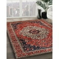 thumbnail image 2 of Ahgly Company Indoor Square Traditional Dark Almond Brown Medallion Area Rugs, 3' Square, 2 of 6