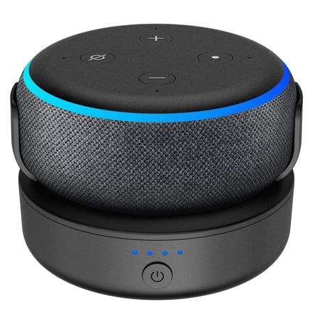 Portable Battery Base for Alexa Echo Dot 3rd Generation 10000mAh (Not Include Dot 3rd) - Black price history on PriceWatchPro
