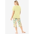 thumbnail image 2 of Dreams & Co. Plus Size 2-Piece Capri PJ Set, 2 of 6