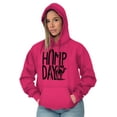 thumbnail image 4 of Hump Day Funny Camel Office Workout Unisex Plus Fleece Graphic Hoodie Brisco Brands 3X, 4 of 5