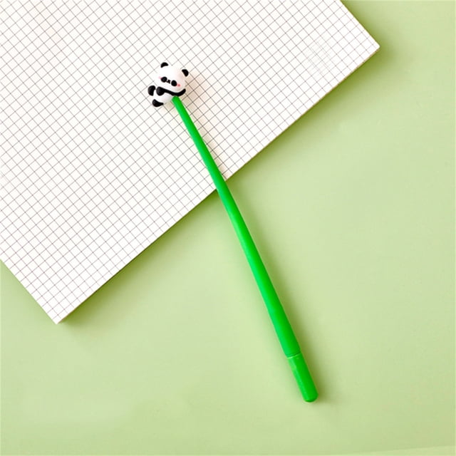 3Pcs Add a Touch of Fun to Your Writing with This Cute Gel Pen! MORESEC a Comfortable and Smooth Student Stationery Pen Featuring an Adorable Panda Design, Perfect for School, Office, and Everyday