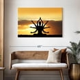 thumbnail image 3 of Elephant Stock Goddess Kali Wall Art - Horizontal Canvas Wall Art - Hallway Wall Decor - Photography Religion And Spirituality Canvas - Orange And Black Decor - 45" x 30", 3 of 8