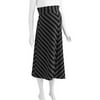 Maternity Long Striped Knit Skirt