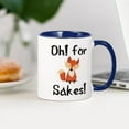 thumbnail image 3 of CafePress - OH! FOR FOX SAKES! Mugs - 11 oz Ceramic Mug - Novelty Coffee Tea Cup, 3 of 4
