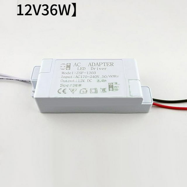 Adaptateur de Pilote Led Ac 220 -240V à Dc 12V Transformateur Alimentation Bande Led
