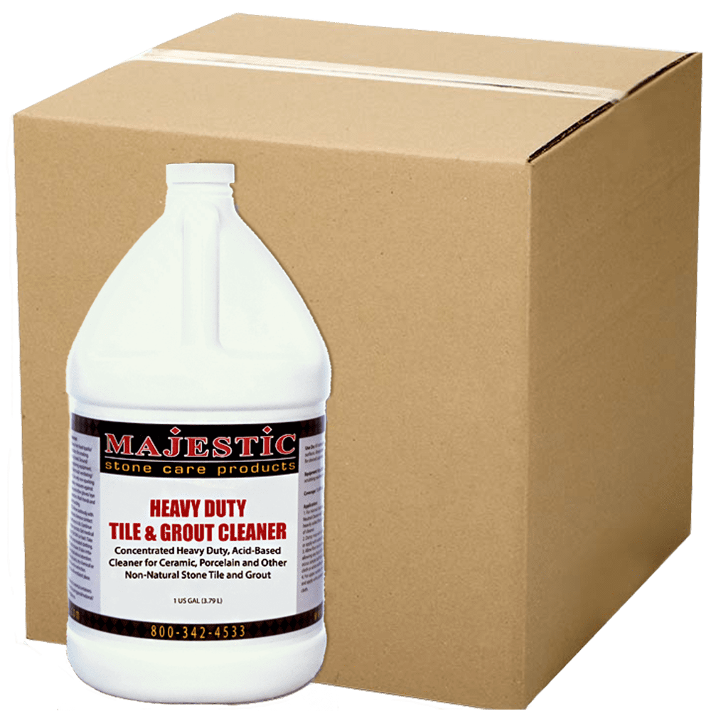 Majestic Heavy Duty Tile and Grout Cleaner Acid Based (Case/4 gal