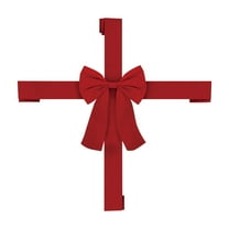 Decorative Gift Bow with Ribbon Set for Present Wrapping Large Fabric Bow and Adjustable Ribbon for Boxes and Packages