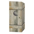 thumbnail image 2 of Party Central Club Pack of 12 Brown and Gray Outhouse with Quarter Moon Centerpiece Table Decors, 2 of 2
