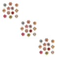 thumbnail image 3 of Minnieouse 12Pcs Small Brooches Hollow Bridal Jewelry Accessories Travel Dinner Pin Prom Fashion Accessories Alloy Party Personality Type1, 3 of 6