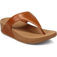 thumbnail image 2 of FITFLOP Women's Lulu Leather Toepost, Color: Light Tan, Size: 6.5 (I88-592-045), 2 of 7