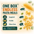 thumbnail image 4 of Pasta Zing Ready to Eat Pasta Variety Pack, Fully Cooked Spaghetti, Farfalle & Elbow Pasta, Microwave Ready in 1 Minute, Shelf Stable Pasta, Pack of 7, 4 of 7
