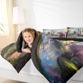 thumbnail image 4 of Feelyou Vintage Princess Castle Queen Comforter Set, Dreamy Fairy Tale Bedding Sets, Teens Kids Girls Women Reversible Bedding Comforter Set, Luxury Bedroom Decor, 3pcs, 4 of 8