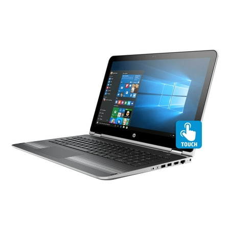 HP Pavilion x360 Laptop 15-cr0051od - Flip design - Intel Core i5 8250U / 1.6 GHz - Win 10 Home 64-bit - UHD Graphics 620 - 8 GB RAM - 1 TB HDD - 15.6" touchscreen 1366 x 768 (HD) - Wi-Fi 5 - ash silver keyboard frame, natural silver (cover and base), vertical brushed pattern - kbd: US