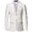 White, variant on Fgnfyis Blazer for Men Modern Slim Fit Two Button Tailored Business Jacket for Formal Attire Jackets for Men BU1 XXXL