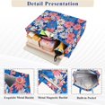 thumbnail image 3 of FORMRS Womens Corduroy Tote Bag Crossbody Shoulder Handbag with Pocket, Pink Flowers Pattern, 3 of 7
