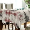 thumbnail image 5 of Yayeee Tablecloths 54" x 54" Rectangle Wrinkle Resistant Party Table Cover, Beige Deer, 5 of 8