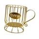 thumbnail image 4 of Soporte para cápsulas de café, moderno, cesta para almacenar cápsulas de café, organizador para almacenar cápsulas de café Oro pequeño, 4 of 9