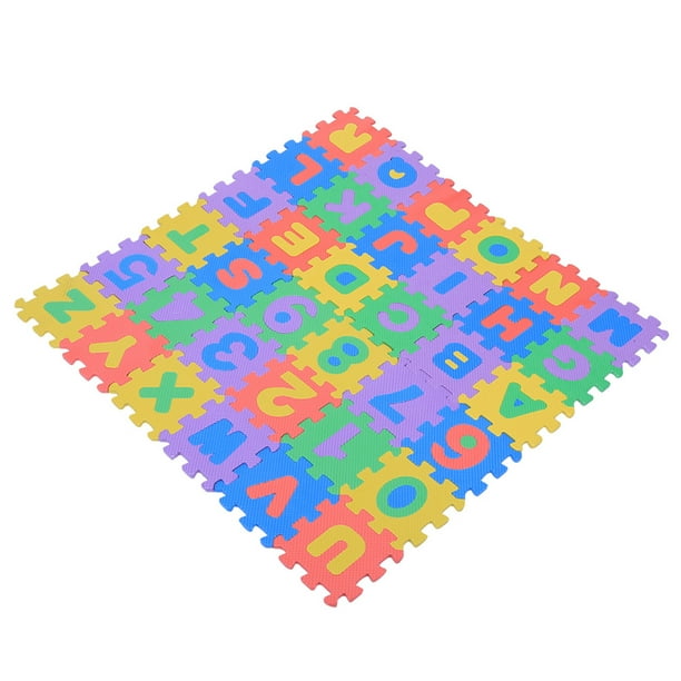 NIFTII 36 tapis en mousse ABC multicolore | Tapis en mousse EVA souple pour  enfants | Tapis de jeu en mousse pour bébé | Tapis de jeu doux avec
