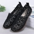 thumbnail image 4 of Fishnet Hollow -On for Women Breathable Casual Summer Footwear with Low Heel & - Outsole, 4 of 9