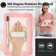 thumbnail image 3 of Dteck Case for Samsung Galaxy Tabn S9 / S9 FE 5G Tablet Case with 360 Rotating Hand Strap & Stand, Crossbody Drop-Proof Case for Galaxy Tab S9 FE 10.9"/ S9 11",Rosegold, 3 of 8