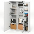 thumbnail image 6 of Furinno Robin Storage Kitchen Cabinet with 2 Doors 71H in White, 6 of 12