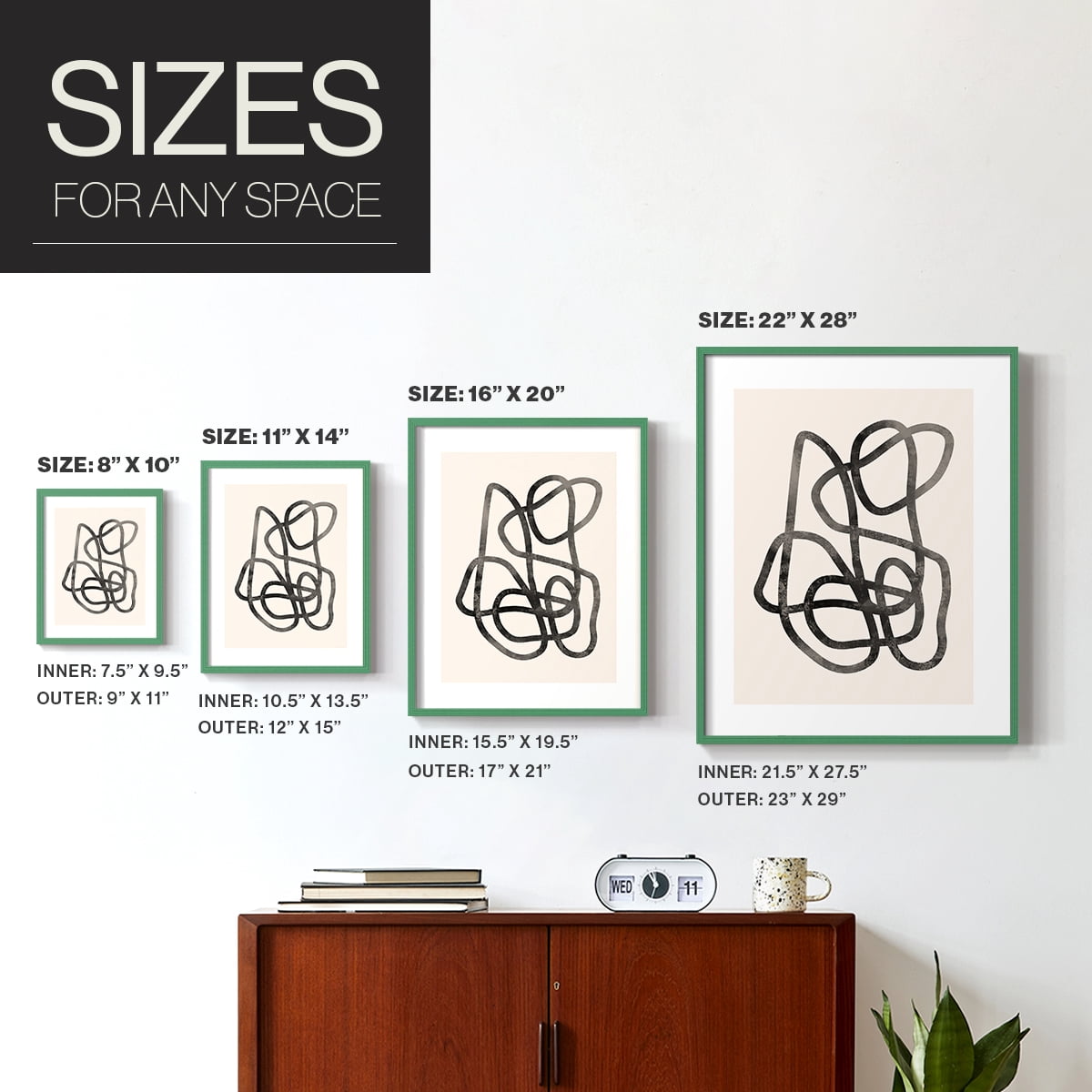 Matisse CCXXV in Solid Wood 8 x 10 Framed Print