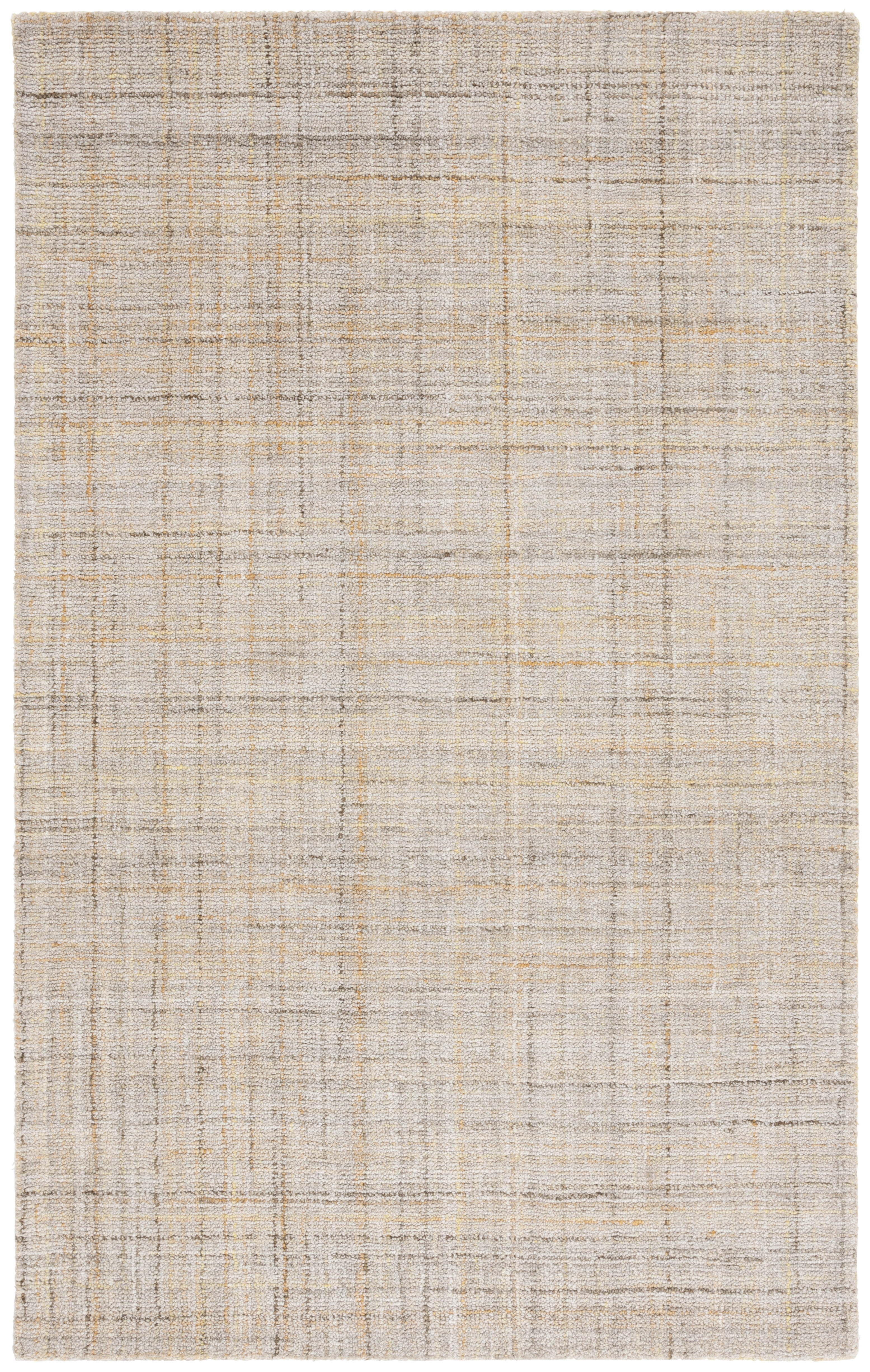 SAFAVIEH Abstract Yorick Striped Polyester Area Rug, Light Green/Beige, 3' x 5'