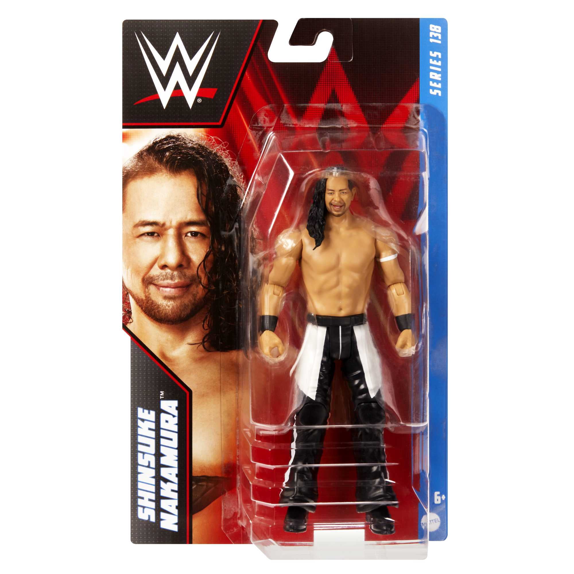 WWE Shinsuke Nakamura Basic Action Figure, Posable Collectible,  Articulation \u0026 Life-Like Detail (6-in) - Walmart.com