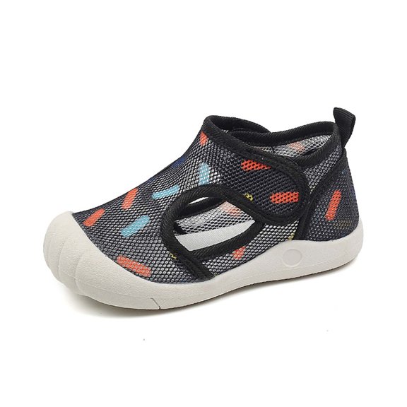 Kids Summer Sneakers Sandals with Cutout Toddlers Girls Lightweight Mesh Shoes Beach Play Clothes