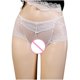 thumbnail image 4 of Puntoco Ropa interior breve para mujer Bragas transparentes abiertas de encaje sexy de cintura baja para mujer, 4 of 4