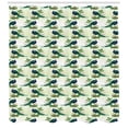 thumbnail image 2 of Ambesonne Peacock Shower Curtain, Exotic Bird Beauty Branch, 69"Wx84"L, Multicolor, 2 of 2