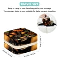 thumbnail image 5 of Thanksgiving Acorn Travel Portable Jewelry Box - Square Organizer Box with Bracelet Holder, Earring Organizer – Store Rings, Earrings, Necklaces, Bracelets, and More! Suitable for Girls and Women, 5 of 6