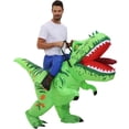 thumbnail image 4 of Disfraz de dinosaurio t-rex para adultos y niños, traje inflable de Mascota, fiesta divertida, Anime, navidad, Halloween, 4 of 4