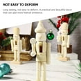 thumbnail image 2 of 12 Pcs Christmas Puppet Decor Wooden Nutcracker Unpainted Ornaments Gift Oil Decorations, 2 of 6
