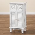 thumbnail image 2 of Baxton Studio Moran Antique White Finished Wood 2-Drawer Storage Unit, 2 of 11