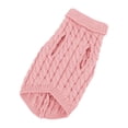 thumbnail image 2 of Pure Color Dog Sweater Warm Winter Clothes Soft Coat for Small Medium Large Dogs Pet Apparel, 2 of 9