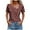 Wine [Mix & Save More] [Summer Savings], variant on Women's Checkered Print Short Sleeve Button Down Shirt Blouse Top Casual Loose Fit Breathable Summer Vacation Fashion | CSEONE,Blue L
