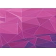 thumbnail image 1 of Ahgly Company Tapis d'Intérieur Lavables en Machine, Rectangles de Transition Rose Foncé, 5' x 8', 1 of 7