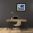 thumbnail image 3 of Grayscale 32x25 Black Ornate Wood Framed with Double Matting Museum Art Print Titled - Big Sky I, 3 of 4