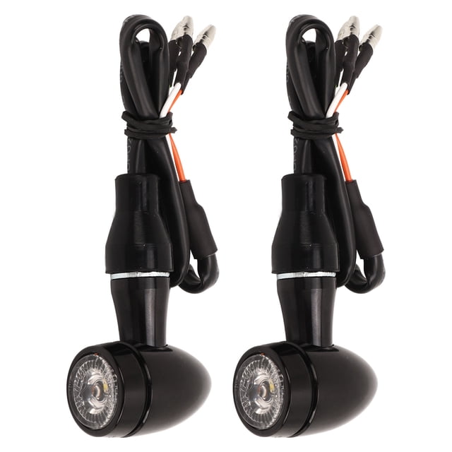 Aramox Turn Signal Light, 1Pair Motorcycle Turn Signal Light Multifunctional High Brightness Energy Saving Brake Lights