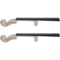 thumbnail image 1 of 2X 4/4 Size Maple Violin Neck Ebony Fingerboard Violin DIY Kit with Hand Carved Scroll, 1 of 8