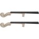 thumbnail image 1 of 2X Mástil de Violín de Arce de Tamaño 4/4 Diapasón de éBano Kit de Bricolaje para Violín con Voluta Tallado A Mano, 1 of 1