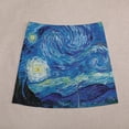 thumbnail image 4 of Abstract Galaxy Skirt Women Vincent Starry Night Elegant Mini Skirts High Waist Harajuku, 4 of 7