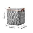 thumbnail image 4 of Bolsa de almacenamiento de edredón de 100/140/180L, contenedores de almacenamiento de ropa impermeables para edredón de ropa Wdftyju Libre de BPA, 4 of 4