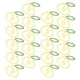 thumbnail image 1 of Pinces à Papier 2 Couleurs, Pinces à Fruits en Forme de Poire, 20 Pcs pour Classeur de Bureau, 1 of 8