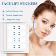thumbnail image 1 of Kit de Ruban Lifting Visage Imperméable Transparent en Forme de V Double Menton Patchs Lifting Rides Maquillage Mince Doux Raffermissant Autocollant Portable 80 Pcs, 1 of 6