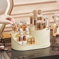 thumbnail image 4 of 360° Rotating Vanity Makeup Organizer with Brush Holder, Large Spinning Cosmetic Storage for Skincare, Perfumes and Lotions, 4 of 9