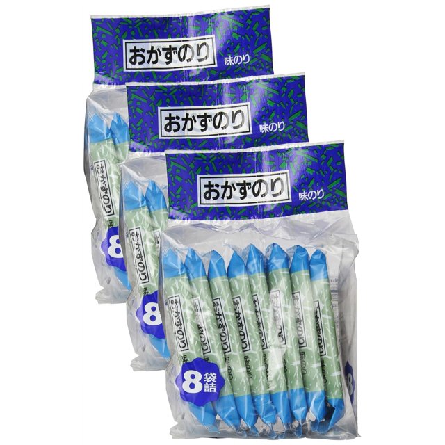 Seaweed Roasted Okazu Nori - 8 Individual Packs in a Bag for Sushi and Musubi