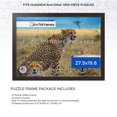 thumbnail image 2 of ArtToFrames 27.5x19.6 Inch - 70x50 CM Brown Puzzle Frame for 1000 piece Puzzles.1.25 Inch Custom MDF Puzzle Frames, Coffee - Comes with Economy Acrylic, 2 of 7